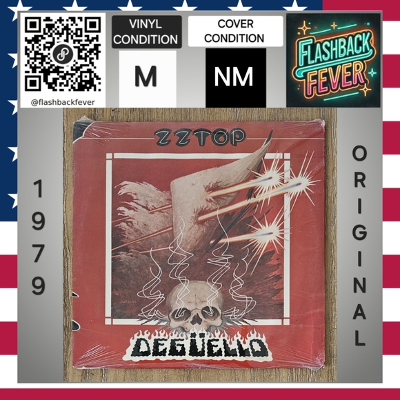 ZZ TOP•Degüello•1979 US Stereo (#HS 3361)•RCA Music Service